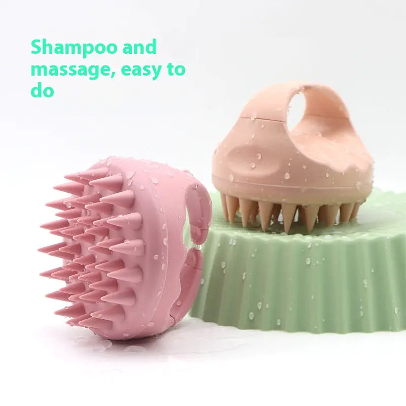 Silicone Shampoo Scalp Brush